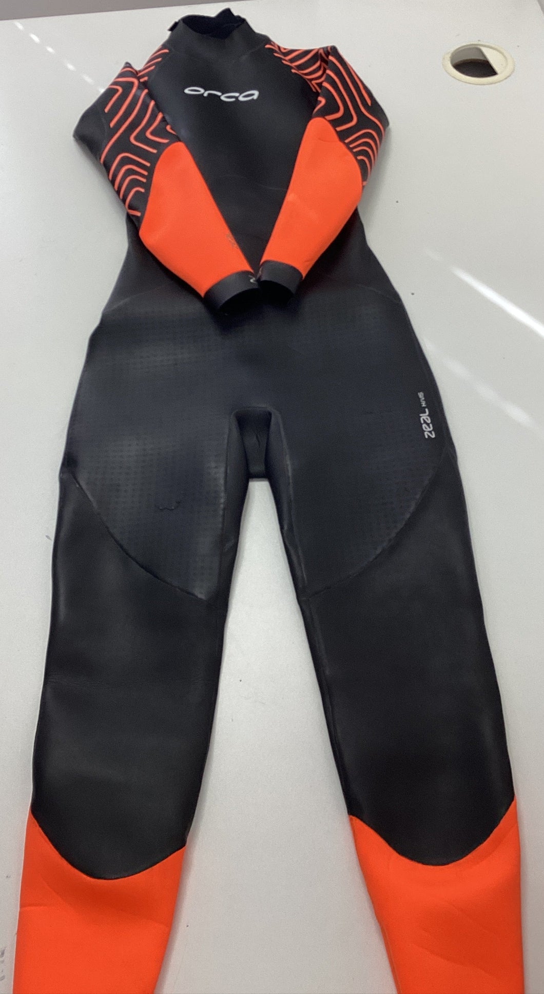 Pre Loved Orca Open Water Zeal Hi Vis Wetsuit Womens size M (1710) - Grade B