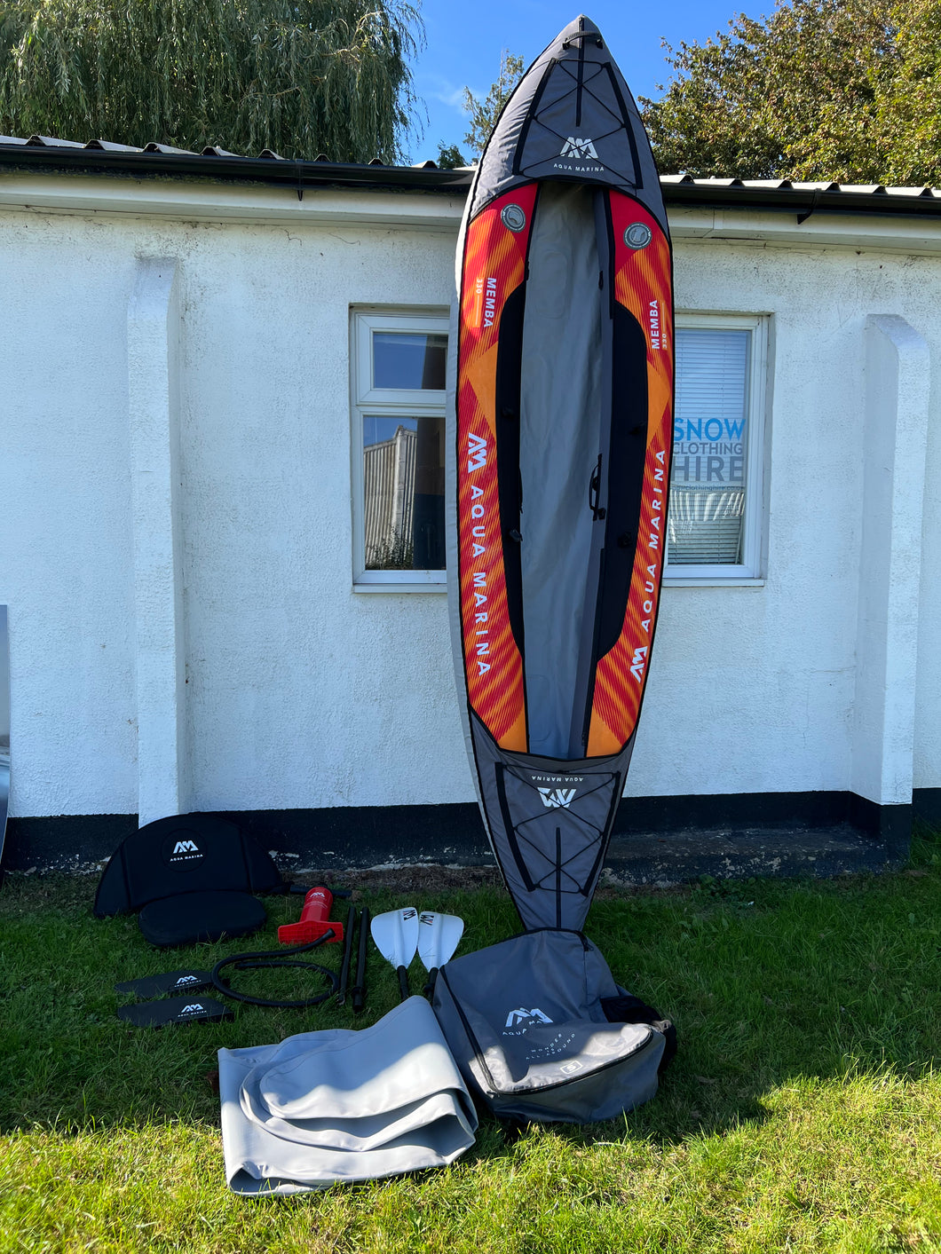 Pre Loved Aqua Marina Memba 330 Inflatable 1 Person Kayak (ME001)