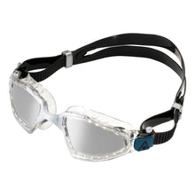 Load image into Gallery viewer, Aquasphere Kayenne PRO Goggles - Silver Titanium Mirrored Lens - Transparent/Grey