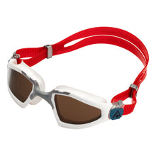 Load image into Gallery viewer, Aquasphere Kayenne PRO Goggles - Polarised Lens - White/Grey