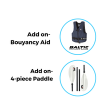 Load image into Gallery viewer, Hire a Pack Raft- MRS Microraft Large (with Spray deck and Internal Storage)