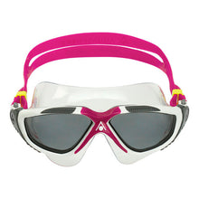 Load image into Gallery viewer, Aquasphere Vista Swim Mask - Smoke Lens - White/Raspberry