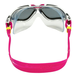 Aquasphere Vista Swim Mask - Smoke Lens - White/Raspberry