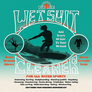Coco Loco Wetsuit Repair Kit & Wetsuit Shampoo, Easy Iron On Patch & Cleaner For All Neoprene Wetsuits & Drysuit Kit