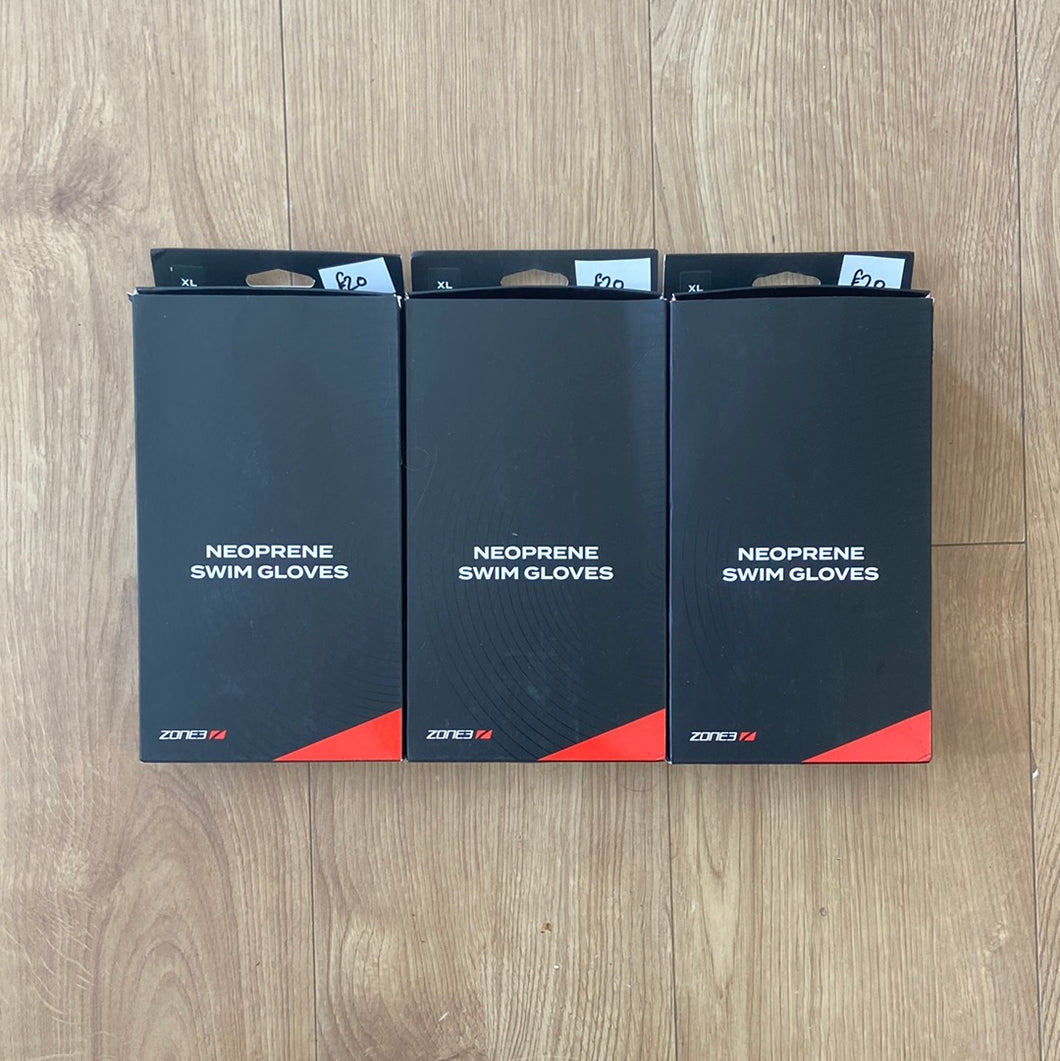 Zone3 Neoprene Swimming Gloves- XL *SALE* - Tri Wetsuit Hire